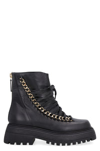 Ines leather ankle boots